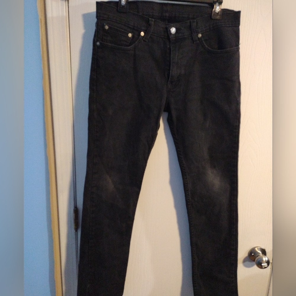 Levi's, 32W/32L, Black Jeans